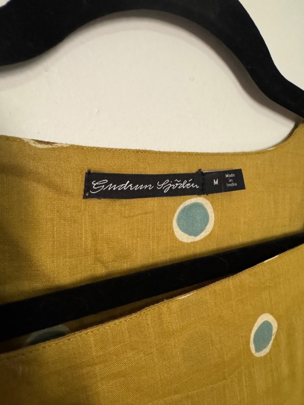 Gudrun Sjoden dress in olive green fun print - Picture 5 of 8